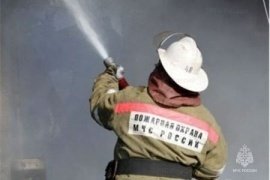 Пожар в муниципальном образовании г. Черногорск