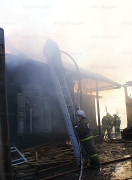 Пожар в муниципальном образовании г. Черногорск