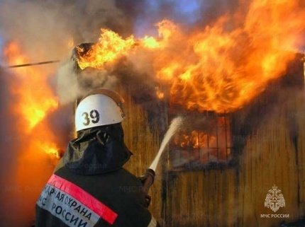 Пожар в муниципальном образовании г. Черногорск