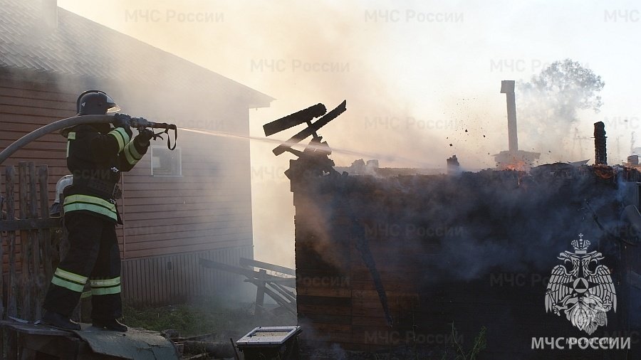 Пожар в муниципальном образовании г. Черногорск